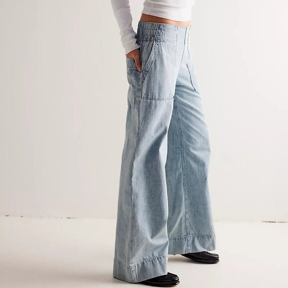 We The Free Breezy Denim Pull-On Jeans - Picture 2 of 11